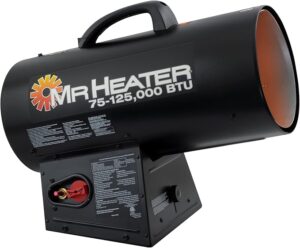 2. Mr. Heater 125,000 BTU Forced Air Propane Heater